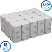 Handdoek Scott Essential 1laags 200x318mm wit 15 pak-2