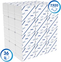 Toiletpapier Scott Control gevouwen 2laags 36 pak-2