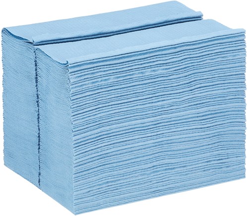 Reinigingsdoek WypAll X80 dispenserdoos blauw 160 Vel-3