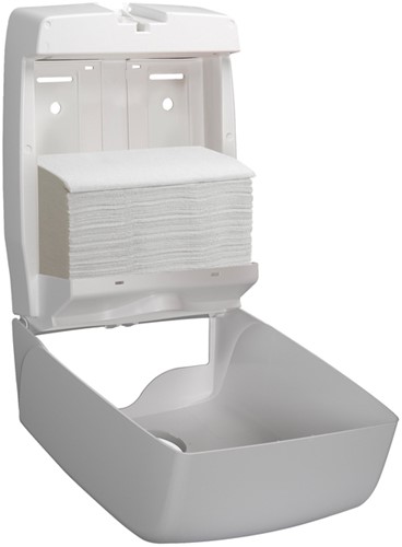 Handdoek Kleenex 2laags 215x212mm 15x186 vel wit 15 pak-1