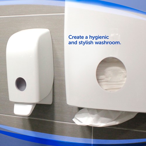 Zeepdispenser Kimberly Clark Aquarius 1000ml wit 1 Stuk-3
