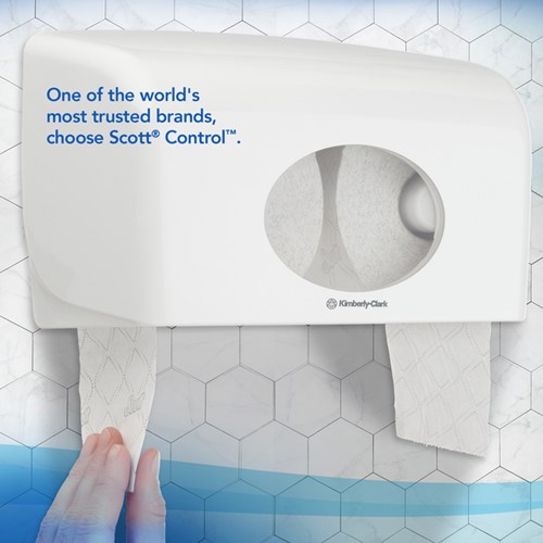 Toiletpapier Scott Control 3laags 350 vel wit 36 Rol-4