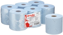 Poetspapier WypAll L10 1laags 800 vel blauw 6 Rol