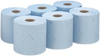 Poetspapier WypAll L10 1laags 800 vel blauw 6 Rol-2