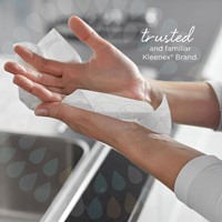 Handdoek Kleenex Ultra 3laags 215x318mm wit 6710 15 Stuk-4