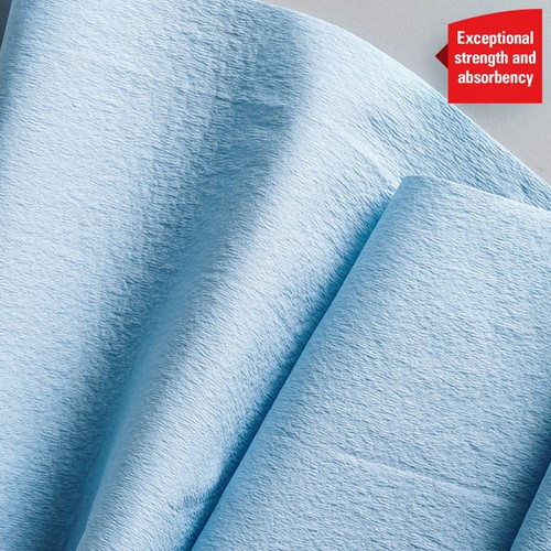 Poetspapier WypAll L20 GeneralClean blauw 7300 500 Vel-1