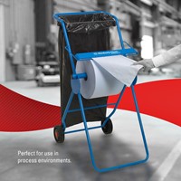 Poetspapier WypAll L20 GeneralClean blauw 7300 500 Vel-2