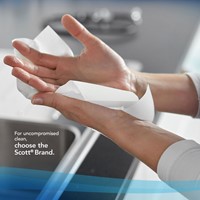 Handdoek Scott Control 1laags 200x210mm wit 15 pak-4