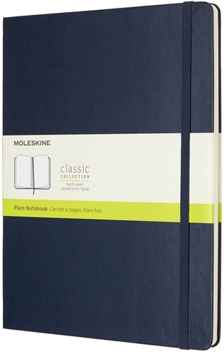 Notitieboek Moleskine XL 190x250 blc hc sapp bl 1 Stuk