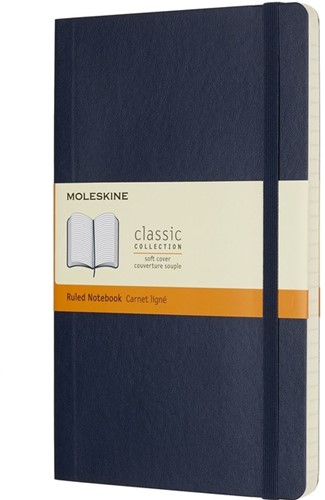 Notitieboek Moleskine large 130x210 ln sc sapp bl 1 Stuk