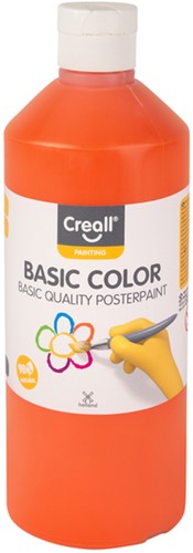 Plakkaatverf Creall basic oranje 500ml 500 Milliliter
