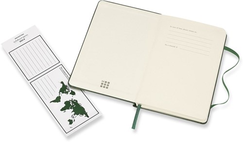 Notitieboek Moleskine pocket 90x140 ln hc myrt gn 1 Stuk-2