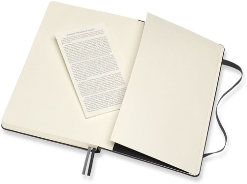 Notitieboek Moleskine Expanded large lijn hc zwart 1 Stuk-1