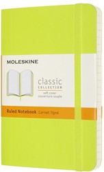 Notitieboek Moleskine pocket 90x140 ln sc lem gn 1 Stuk