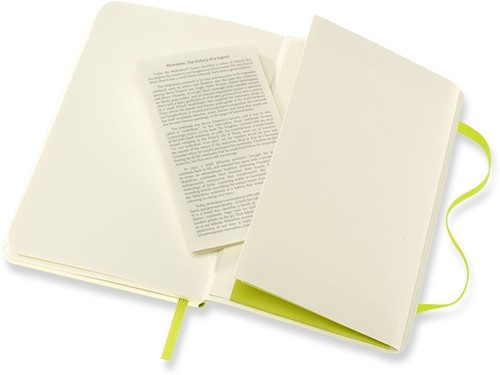 Notitieboek Moleskine pocket 90x140 ln sc lem gn 1 Stuk-1
