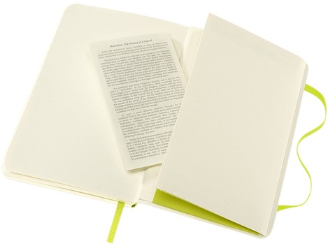 Notitieboek Moleskine pocket 90x140 ln sc lem gn 1 Stuk-2
