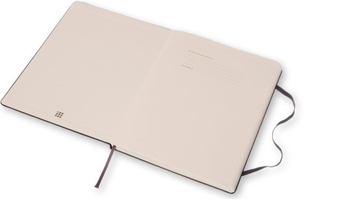 Notitieboek Moleskine XL 190x250 rt hc zw 1 Stuk-2
