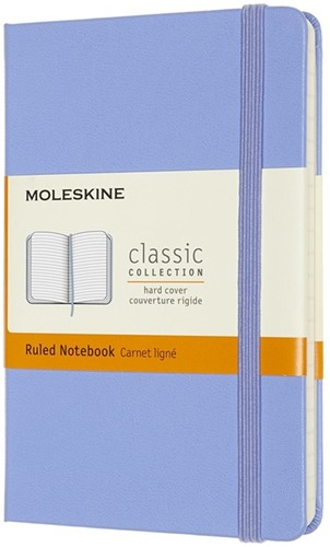 Notitieboek Moleskine pocket 90x140 ln hc hydr bl 1 Stuk