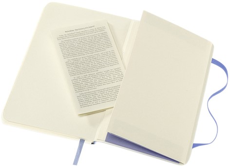 Notitieboek Moleskine pocket 90x140 blc sc hydr bl 1 Stuk-2