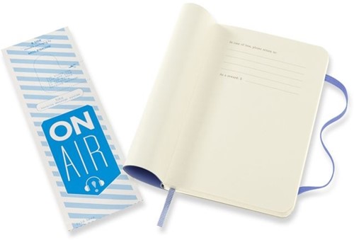 Notitieboek Moleskine pocket 90x140 blc sc hydr bl 1 Stuk-2