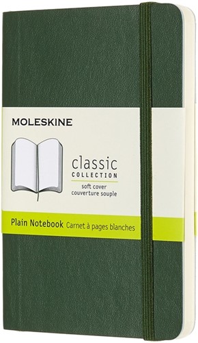 Notitieboek Moleskine pocket 90x140 blc sc myrt gn 1 Stuk