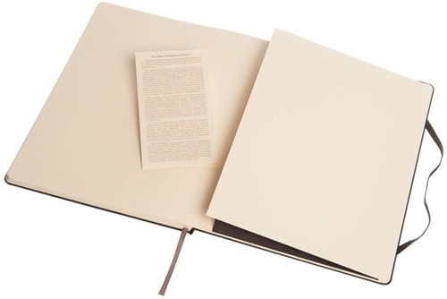 Notitieboek Moleskine XL 190x250 blc hc zw 1 Stuk-1