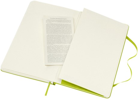 Notitieboek Moleskine large 130x210 blc hc lem gn 1 Stuk-2