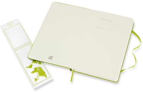 Notitieboek Moleskine large 130x210 blc hc lem gn 1 Stuk-2