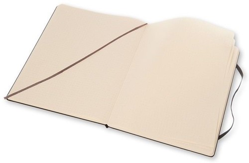 Notitieboek Moleskine XL 190x250 dots hc zw 1 Stuk-3