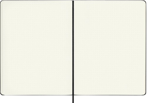 Notitieboek Moleskine XL 190x250 dots hc zw 1 Stuk-1