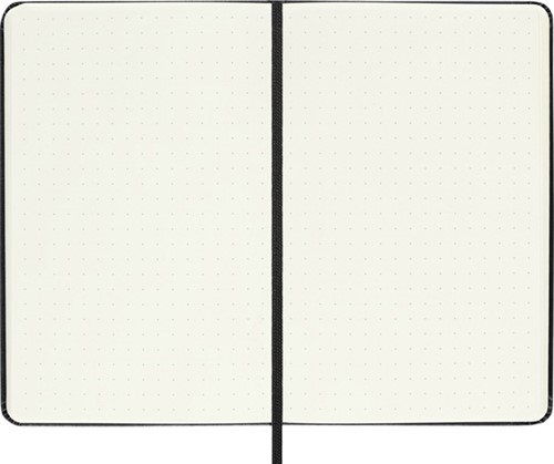 Notitieboek Moleskine pocket 90x140 dots hc zw 1 Stuk-1