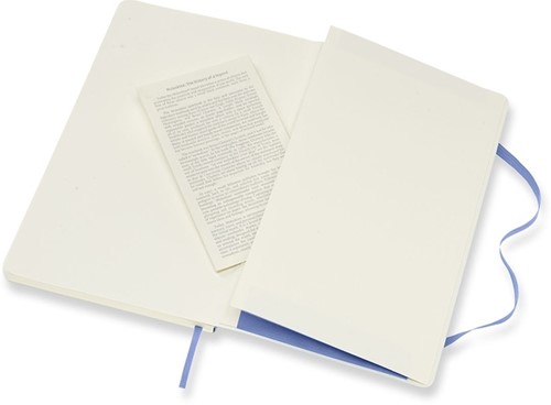 Notitieboek Moleskine large 130x210 blc sc hydr bl 1 Stuk-1
