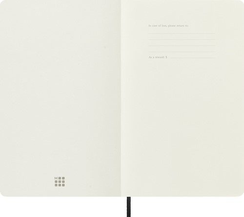 Notitieboek Moleskine large 130x210 dots sc zw 1 Stuk-2