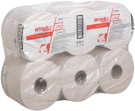 Poetspapier WypAll L10 1laags 300m wit 6 Rol