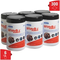 Reinigingsdoek WypAll bus 1laags 6x50 vel groen 6 Pot-2