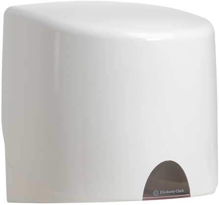 Poetspapierdispenser Kimberly Clark Aquarius wit 1 Stuk