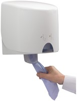 Poetspapierdispenser Kimberly Clark Aquarius wit 1 Stuk-2