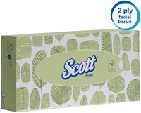 Facial tissues Scott 2laags 100 vel wit 1 Stuk-2