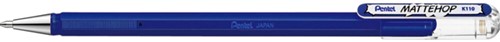 Gelschrijver Pentel K110 Mattehop M blauw 1 Stuk