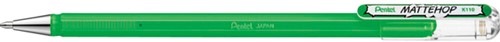 Gelschrijver Pentel K110 Mattehop M groen 1 Stuk