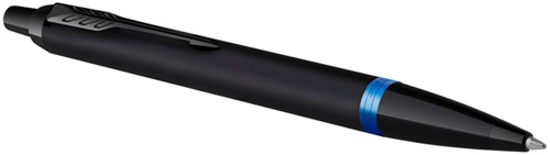 Balpen Parker IM blauw ring M zwart blister 1 Stuk-2