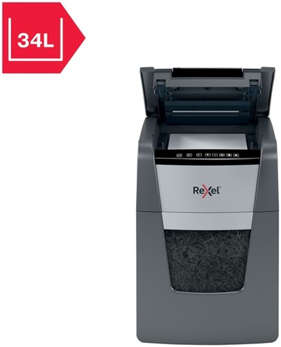 Papiervernietiger Rexel Optimum Auto 90X 4x28mm 1 Stuk-2