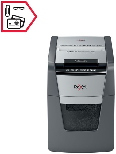 Papiervernietiger Rexel Optimum Auto 90X 4x28mm 1 Stuk-4
