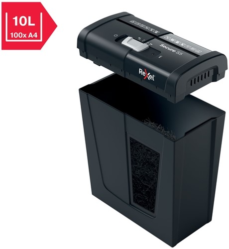 Papiervernietiger Rexel Secure S5 stroken 6mm 1 Stuk-18
