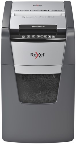 Papiervernietiger Rexel Optimum Auto 130M 2x15mm 1 Stuk