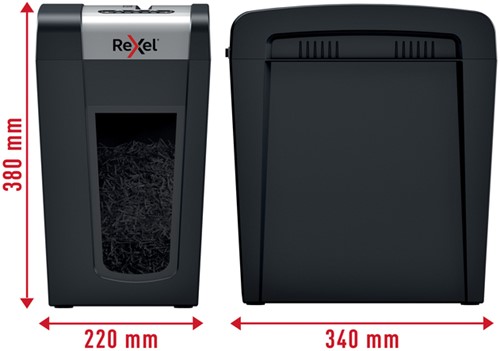 Papiervernietiger Rexel Secure MC6-SL 2x15mm 1 Stuk-3