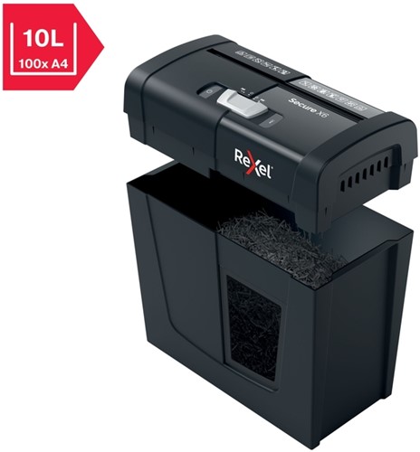 Papiervernietiger Rexel Secure X6 snippers 4x40mm 1 Stuk-11