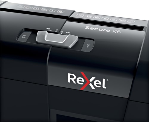 Papiervernietiger Rexel Secure X6 snippers 4x40mm 1 Stuk-2
