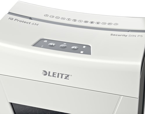 Papiervernietiger Leitz IQ Protect Prem 6M 2x15mm 1 Stuk-2
