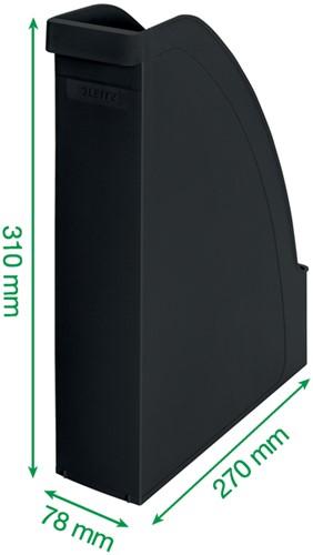 Tijdschriftcassette Leitz recycle A4 zwart 1 Stuk-3